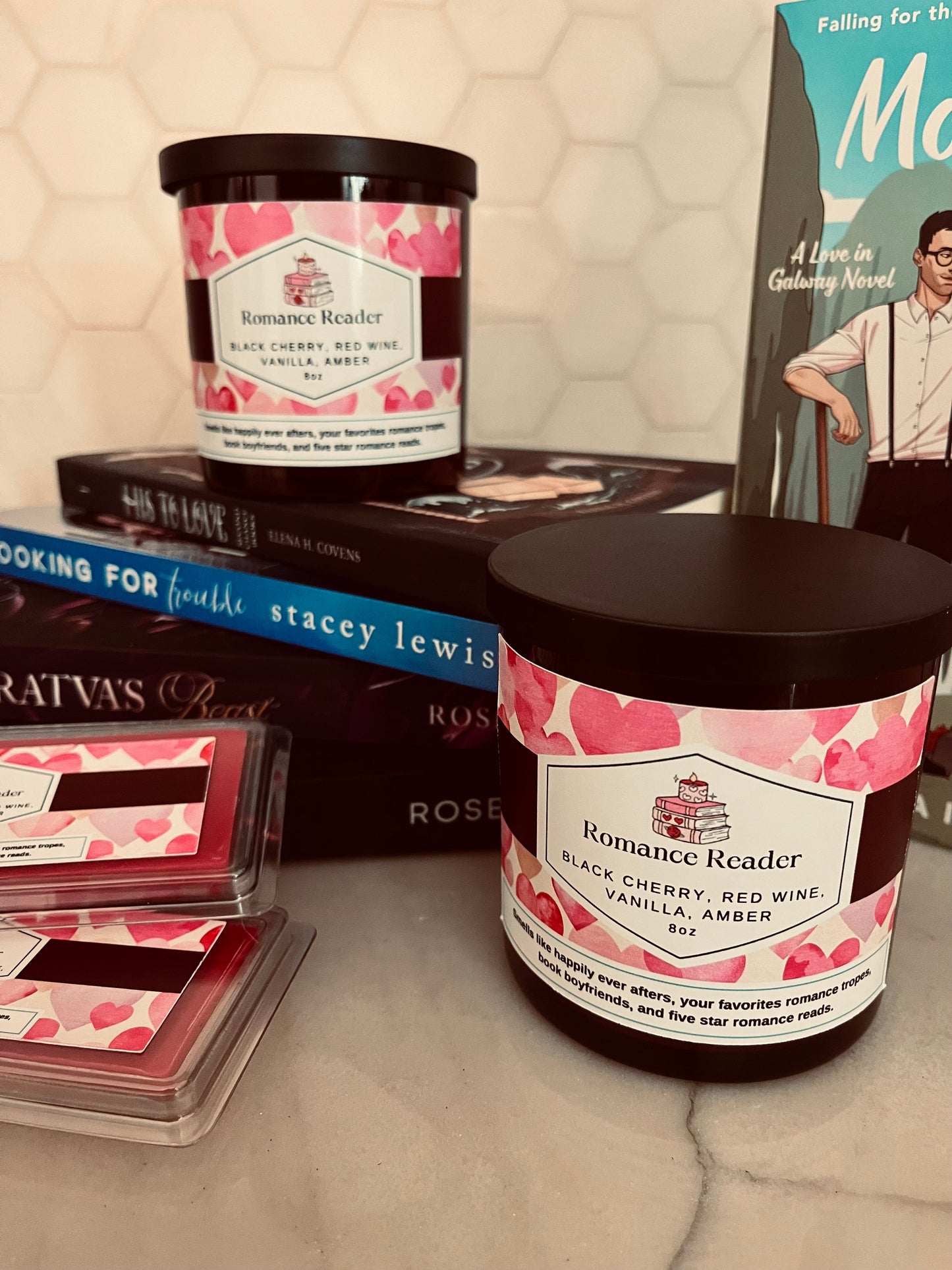 Romance Reader 8oz Candle