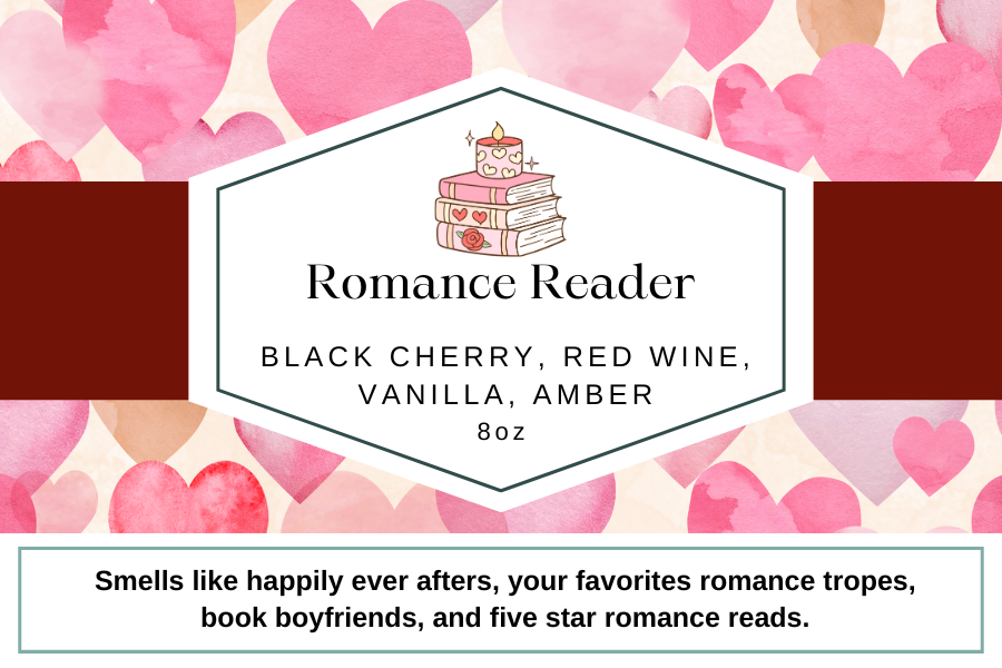 Romance Reader 8oz Candle