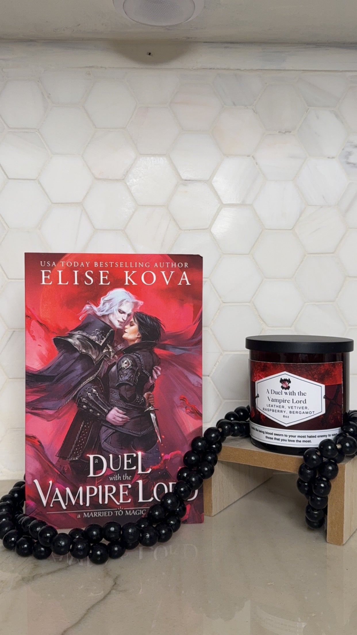 A Duel with the Vampire Lord 8oz Candle