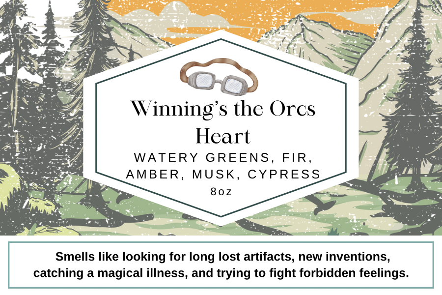 Winning the Orc’s Heart 8oz Candle