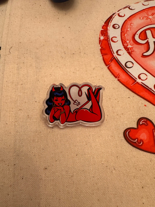 Femme Fatale Acrylic Pins