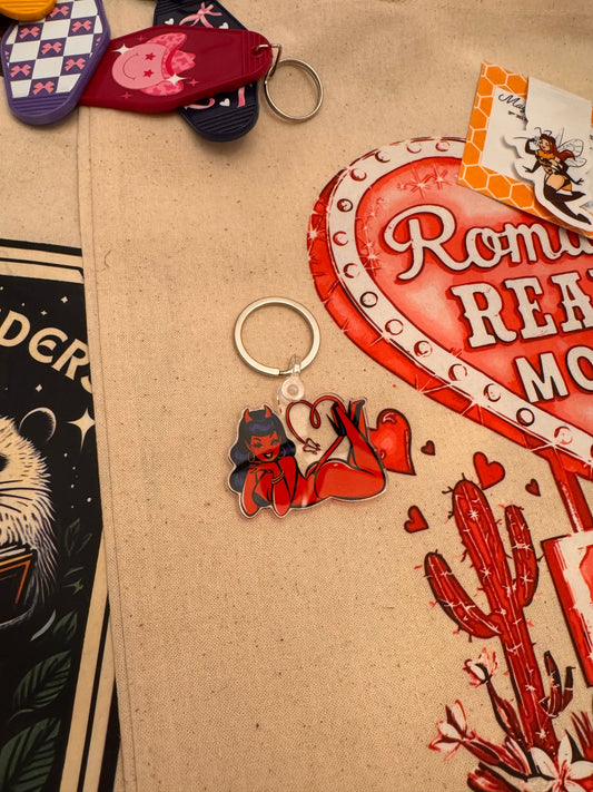 Femme Fatale Keychain