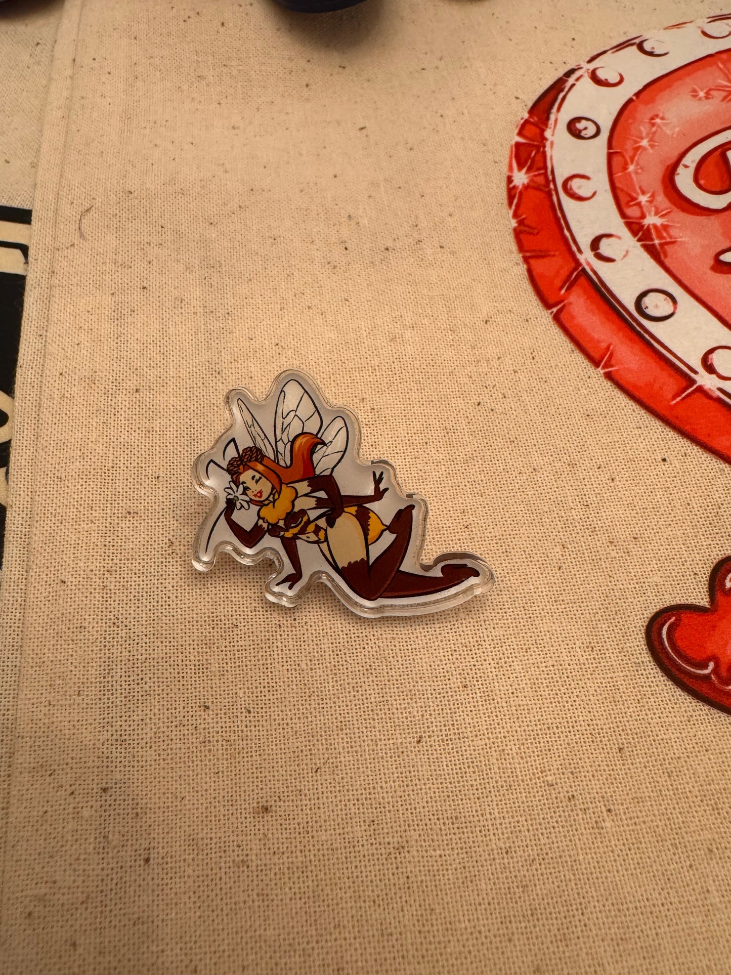Femme Fatale Acrylic Pins