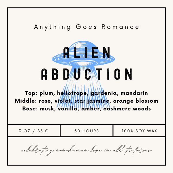 Alien Abduction Soy Wax Candle: An Anything Goes Romance Exclusive
