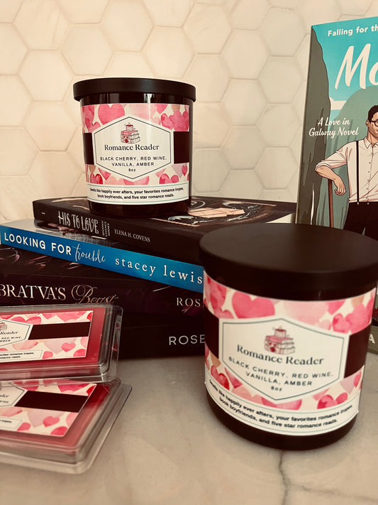 Romance Reader 8oz Candle