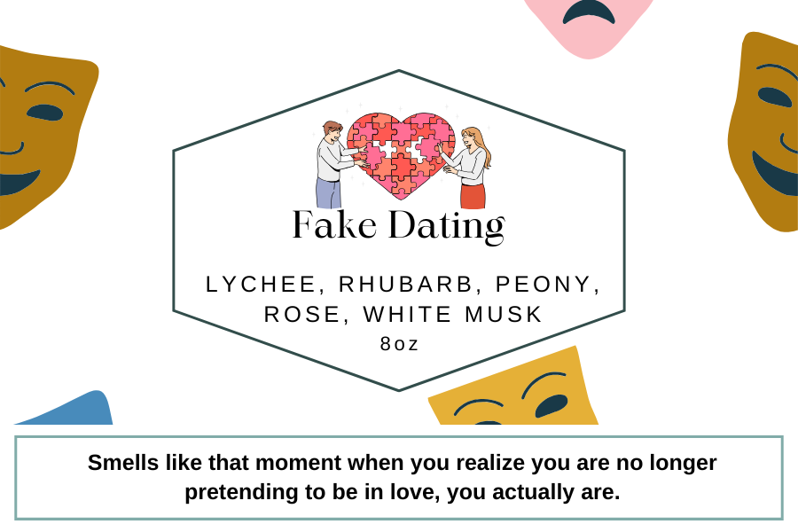 Fake Dating 8oz Candle