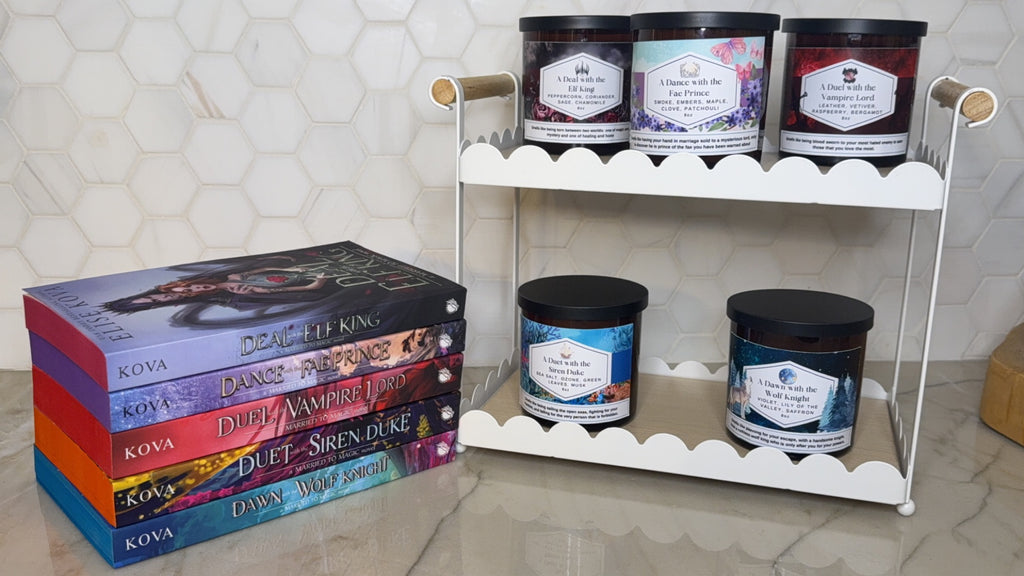 A Duel with the Vampire Lord 8oz Candle