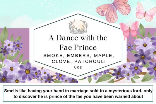 A Dance with the Fae Prince 8oz Candle