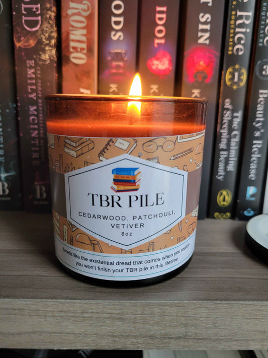 TBR PILE 8oz Candle