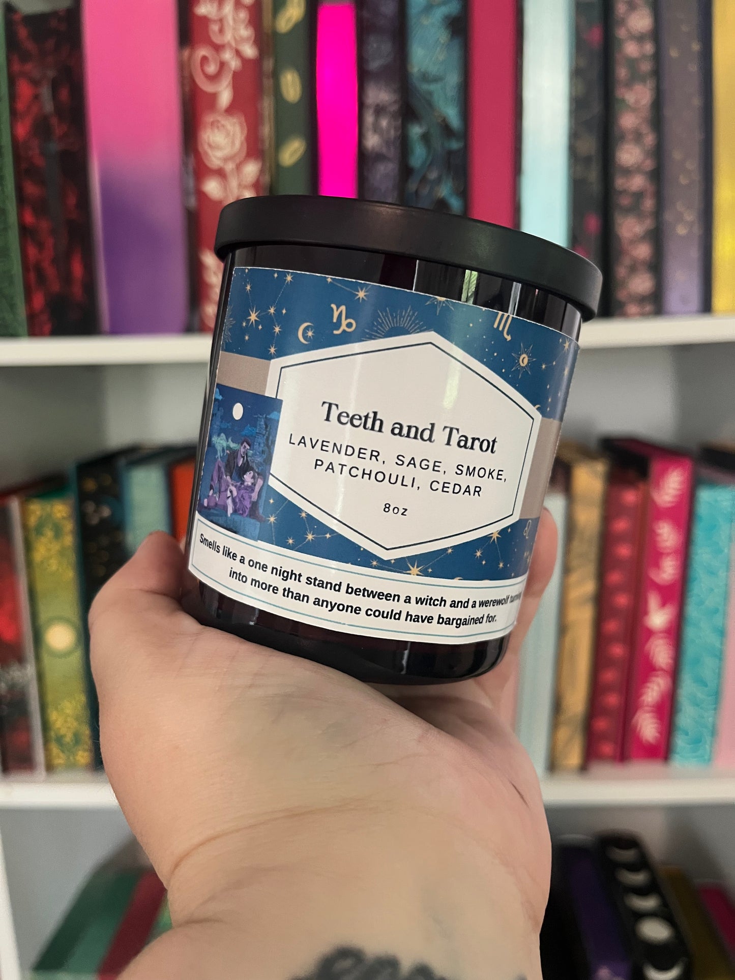 Teeth and Tarot 8oz Candle