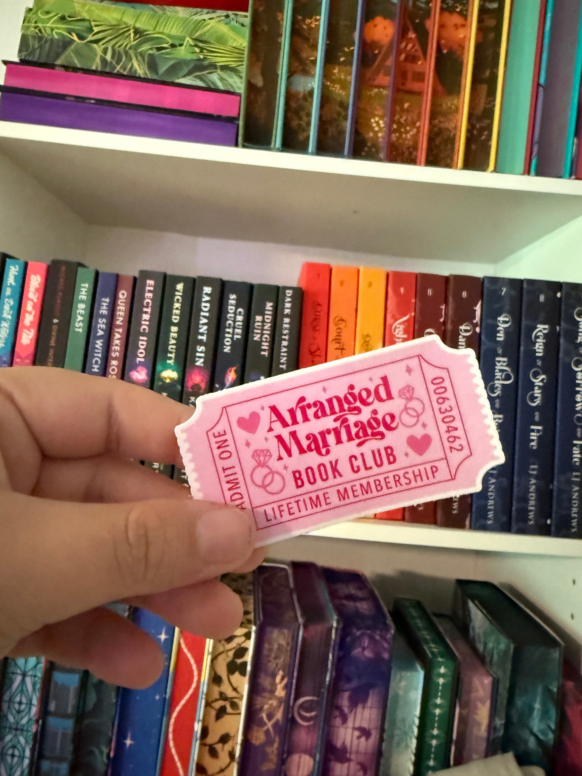 Arranged Marriage Book Club Sticker