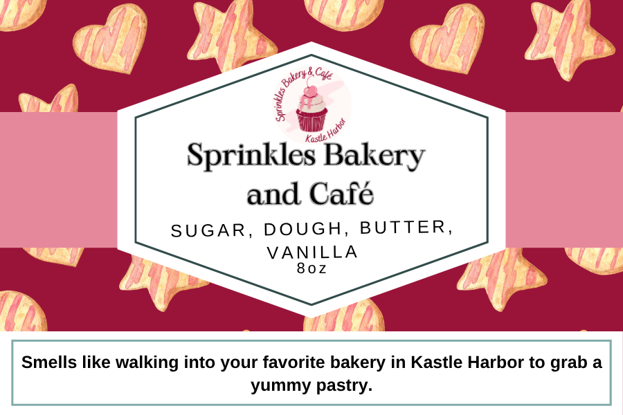Sprinkles Bakery and Café 8oz Candle