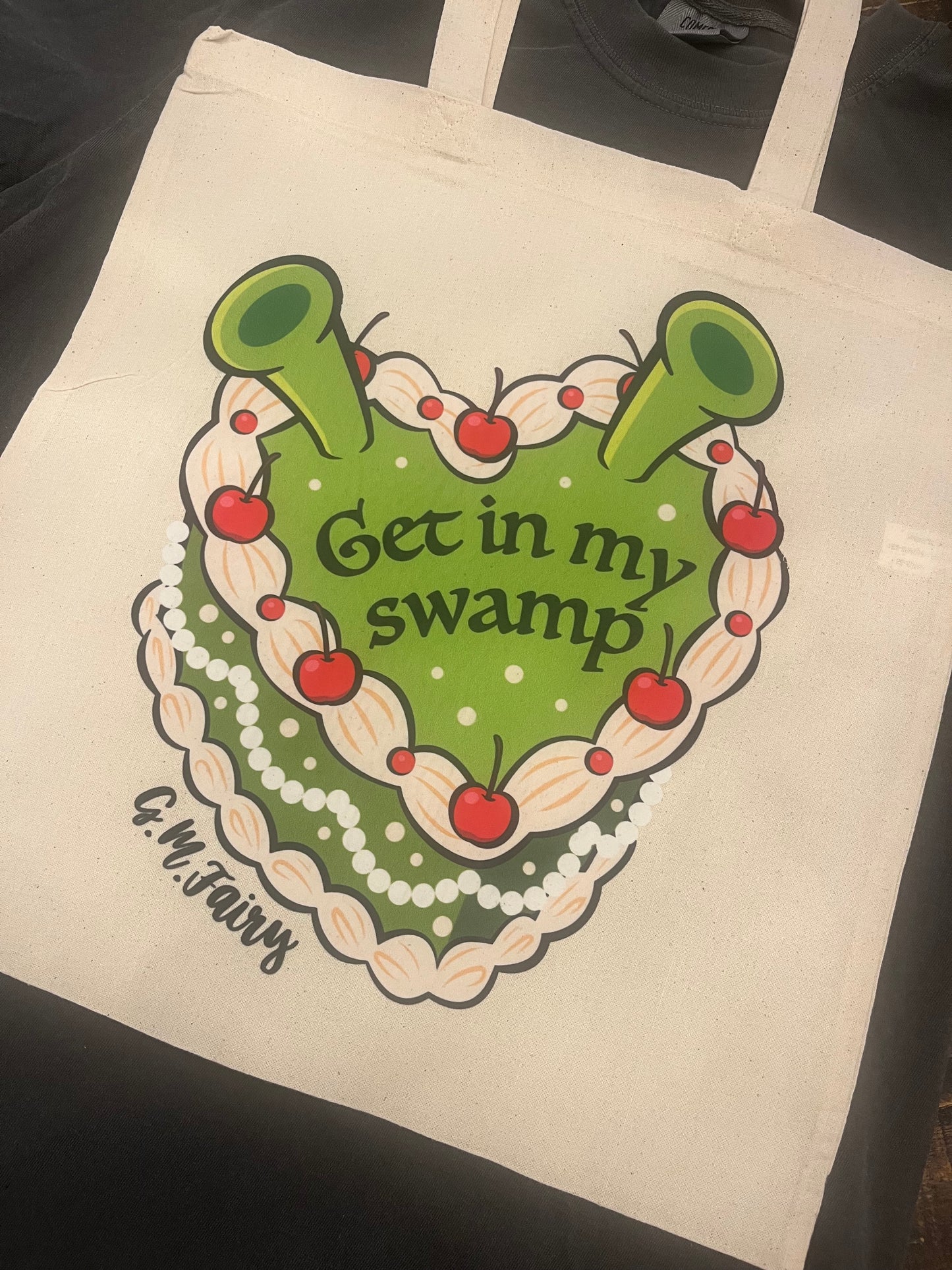 Get In My Swamp Reusable Tote Bag