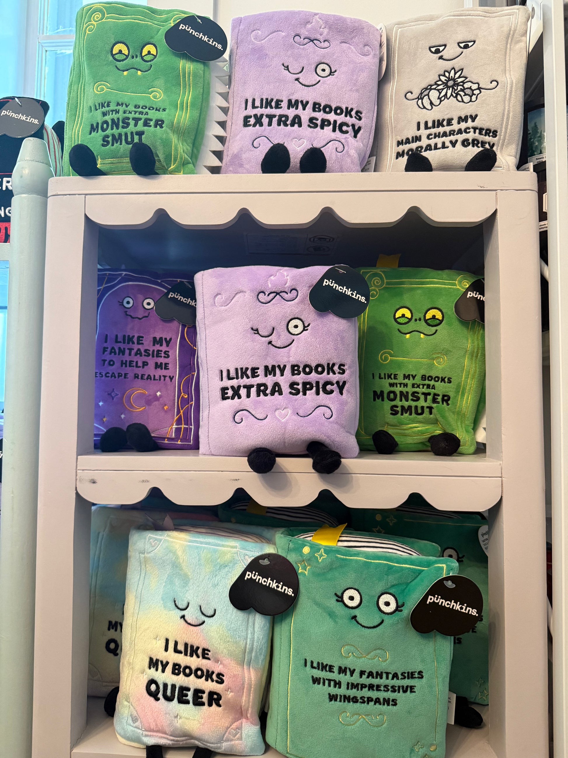 I Like My Fantasies to Help Me Escape Reality PUNCHKINS Book Plush