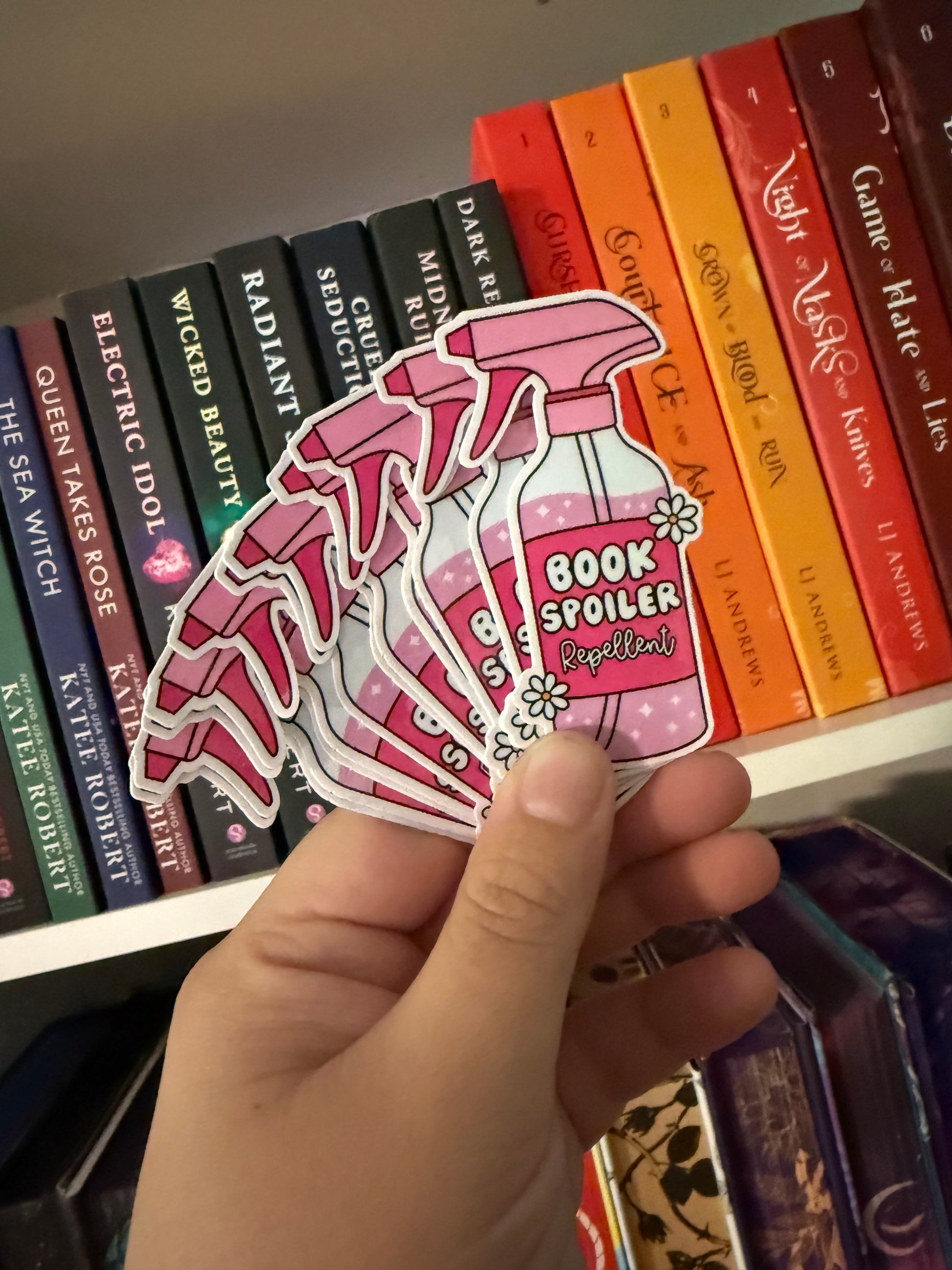Book Spoiler Repellent Sticker