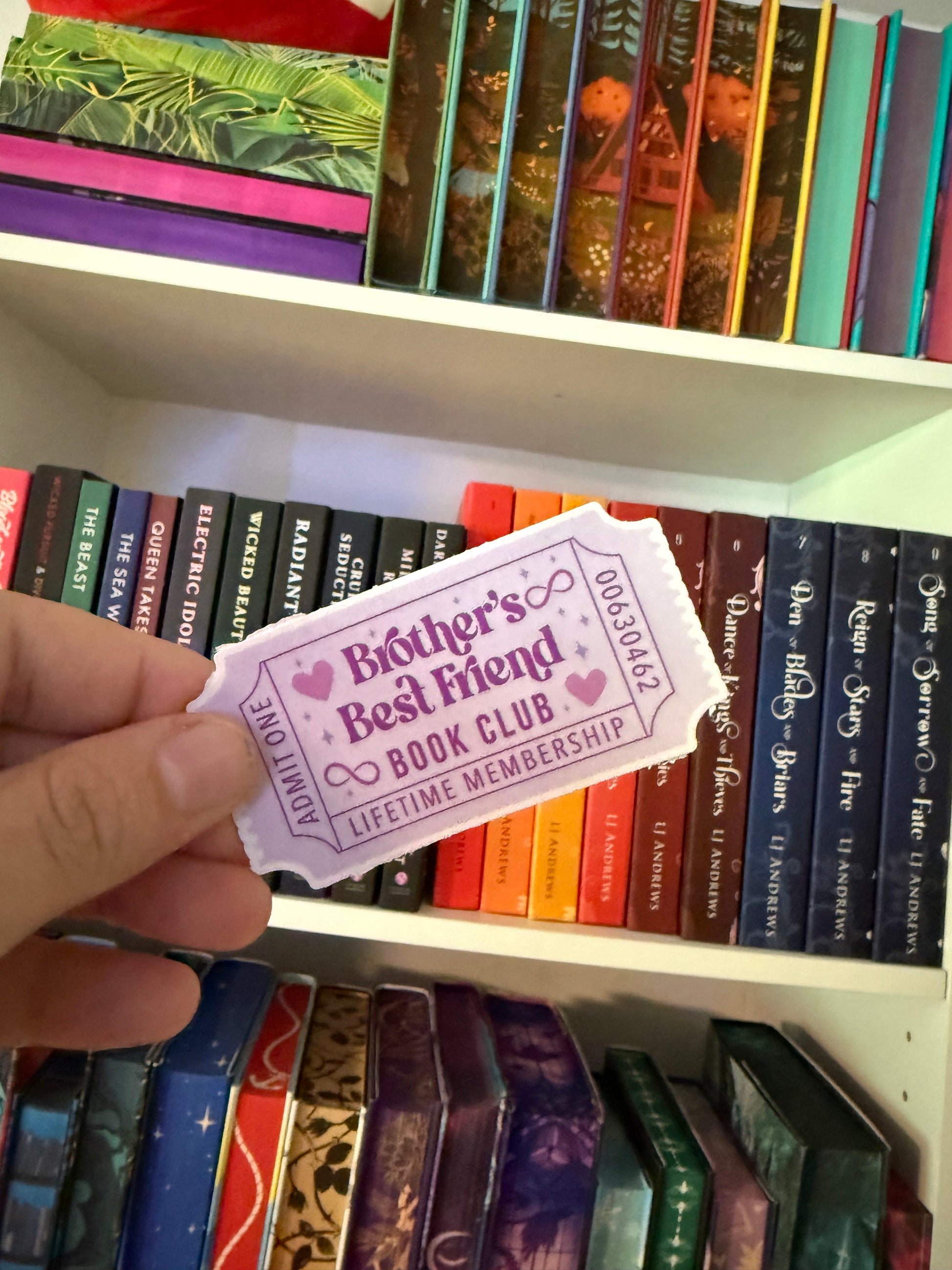 Brother’s Best Friend Book Club Sticker