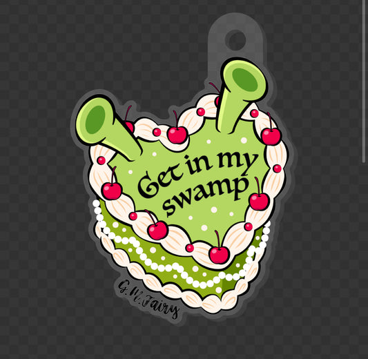 Get In My Swamp Acrylic Keychain