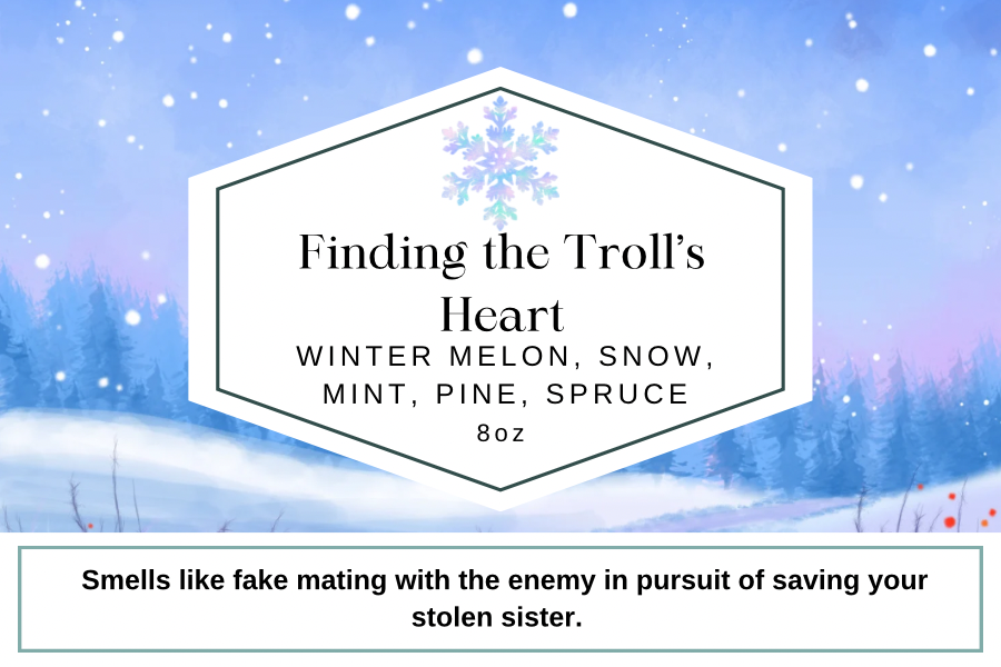 Finding the Troll’s Heart 8oz Candle