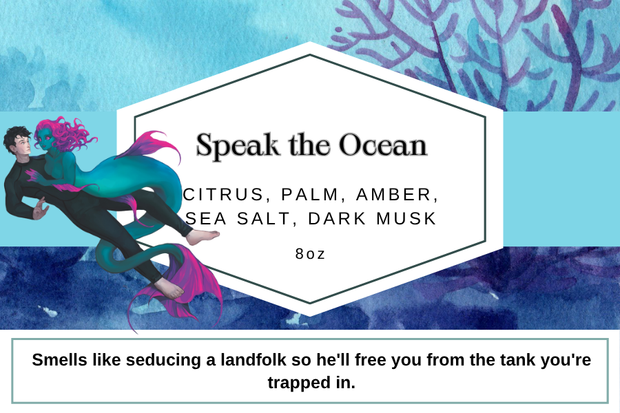 Speak the Ocean 8oz Candle
