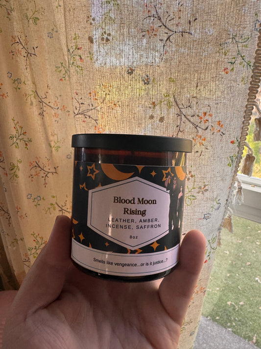 Blood Moon Rising 8oz Candle