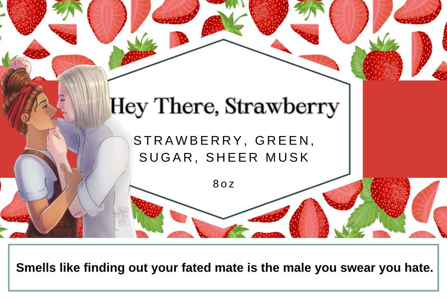 HUNT - Hey There, Strawberry 8oz Candle