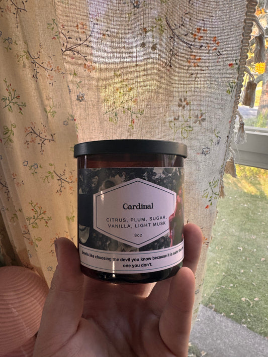 Cardinal 8oz Candle