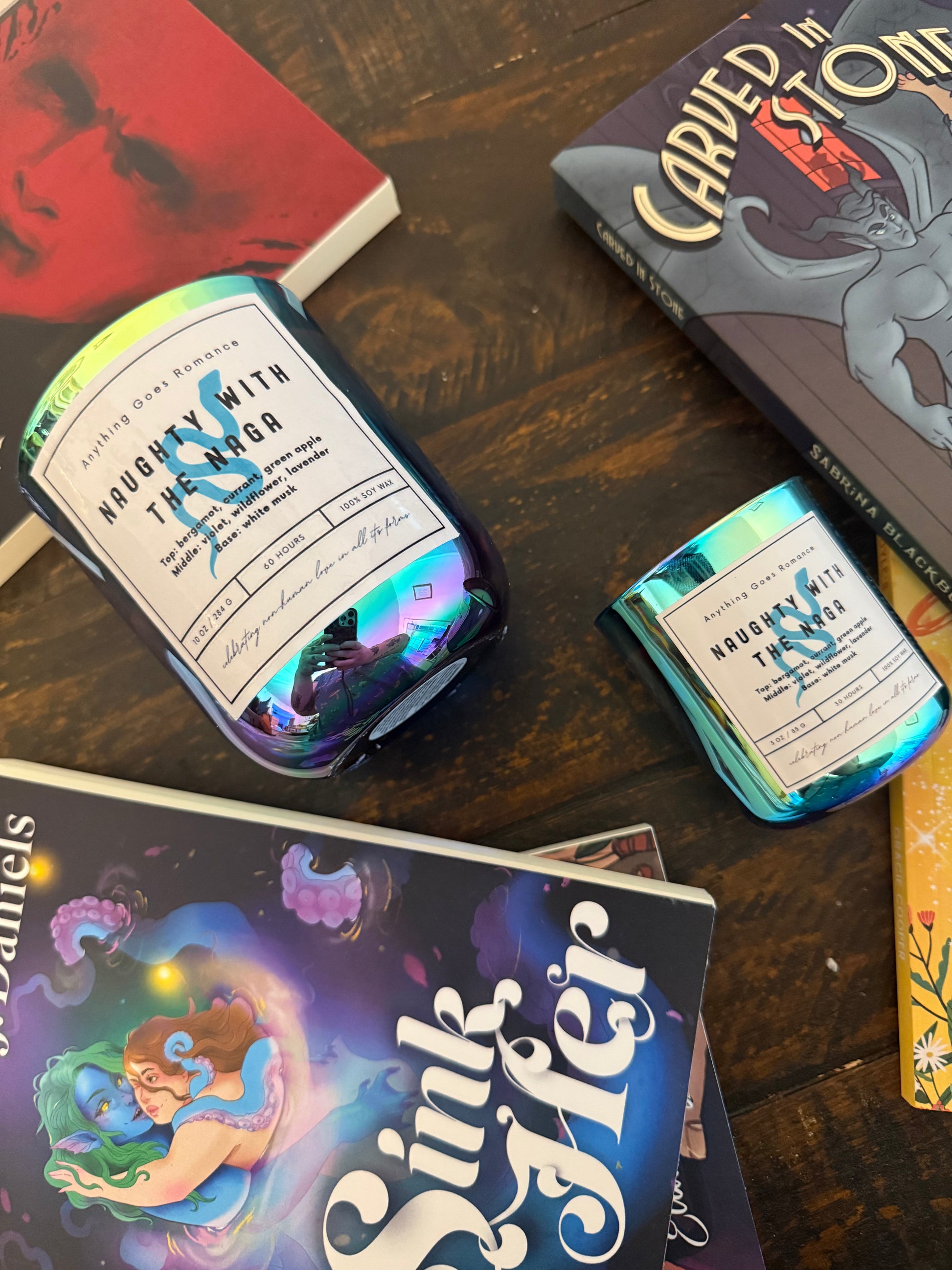 Naughty with the Naga Soy Wax Candle: An Anything Goes Romance Exclusive