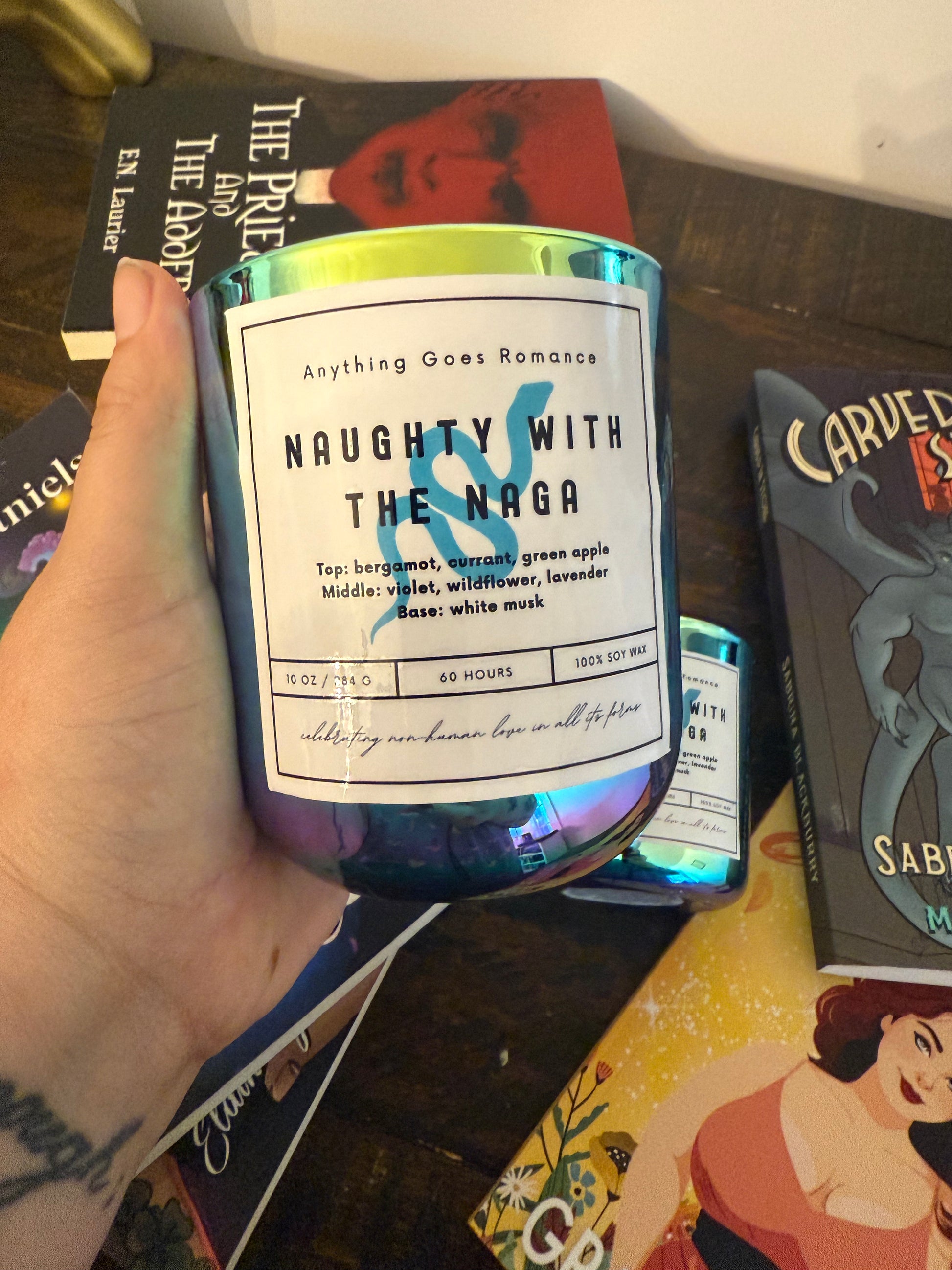Naughty with the Naga Soy Wax Candle: An Anything Goes Romance Exclusive