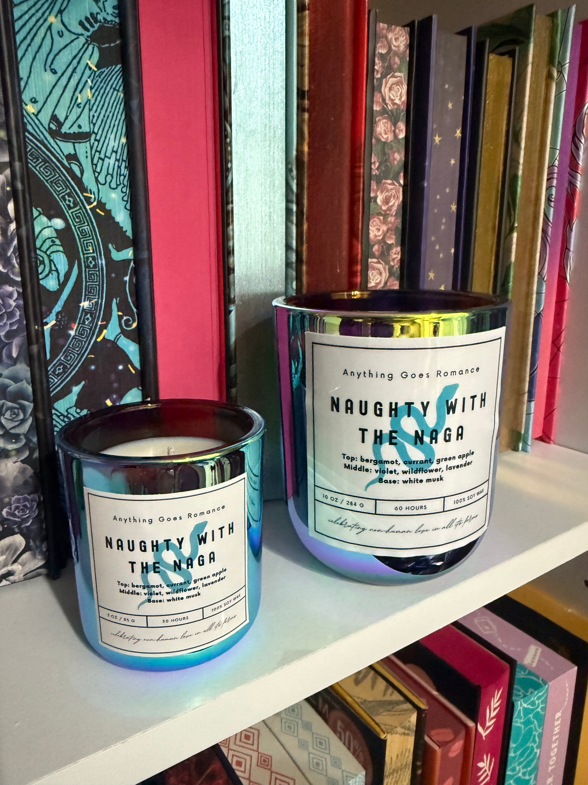Naughty with the Naga Soy Wax Candle: An Anything Goes Romance Exclusive