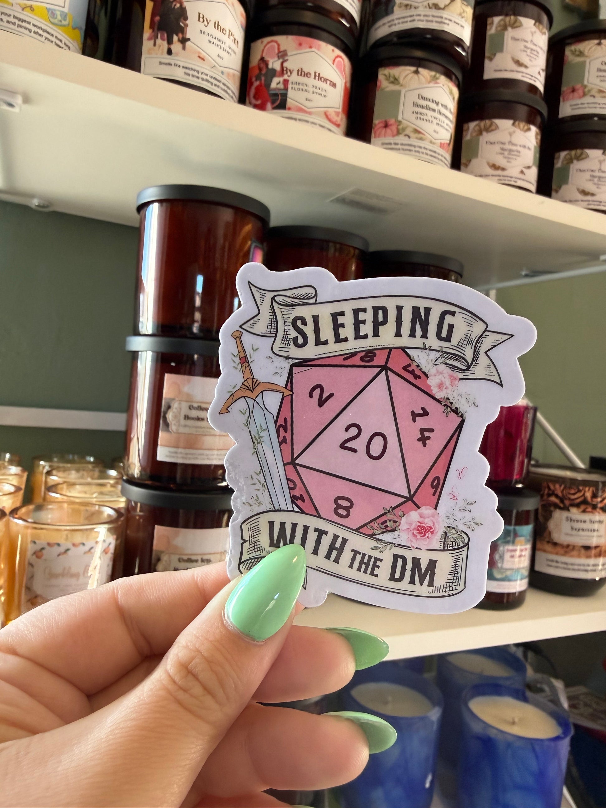 Sleeping With the DM Sticker