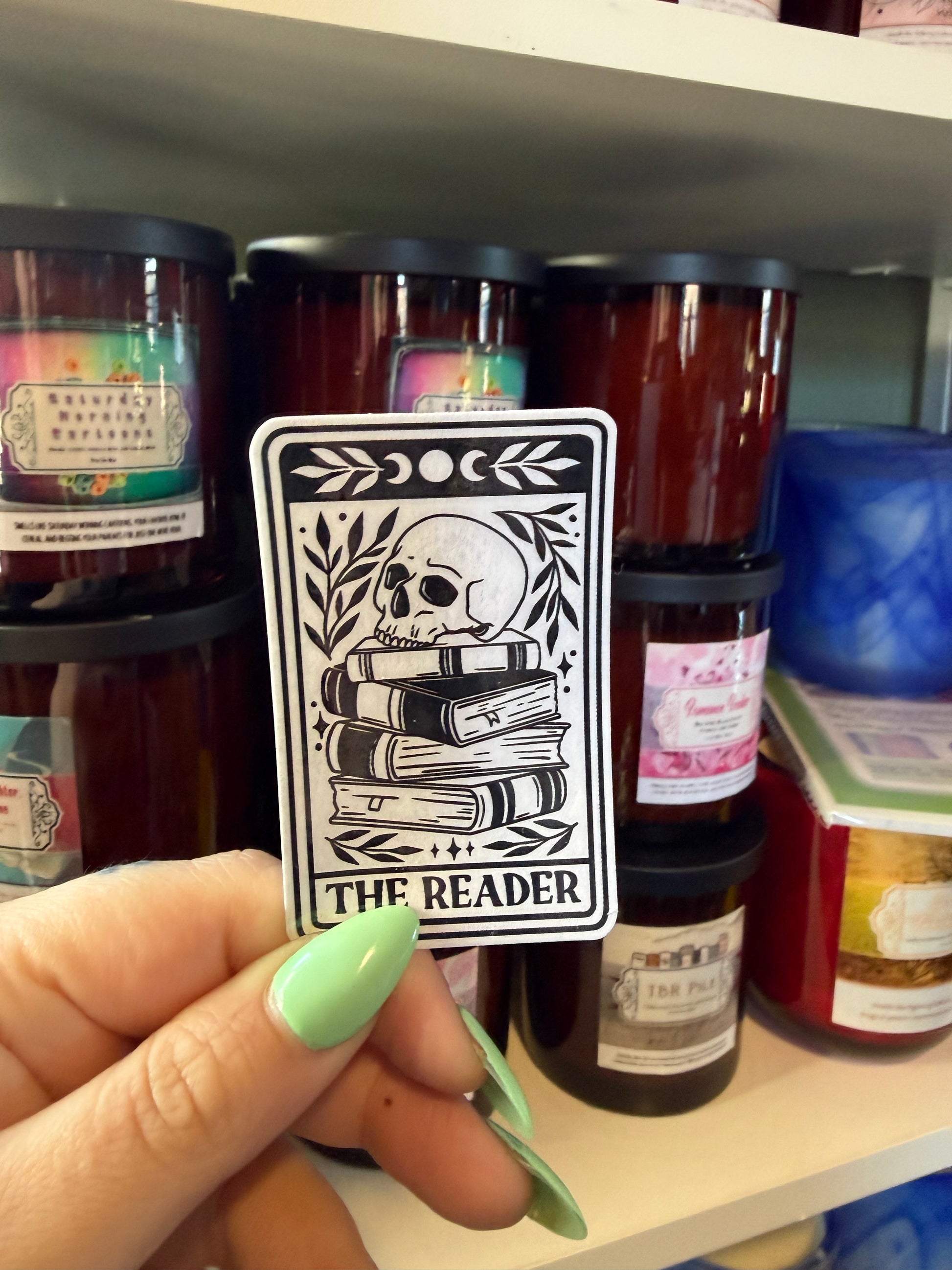 The Reader Sticker