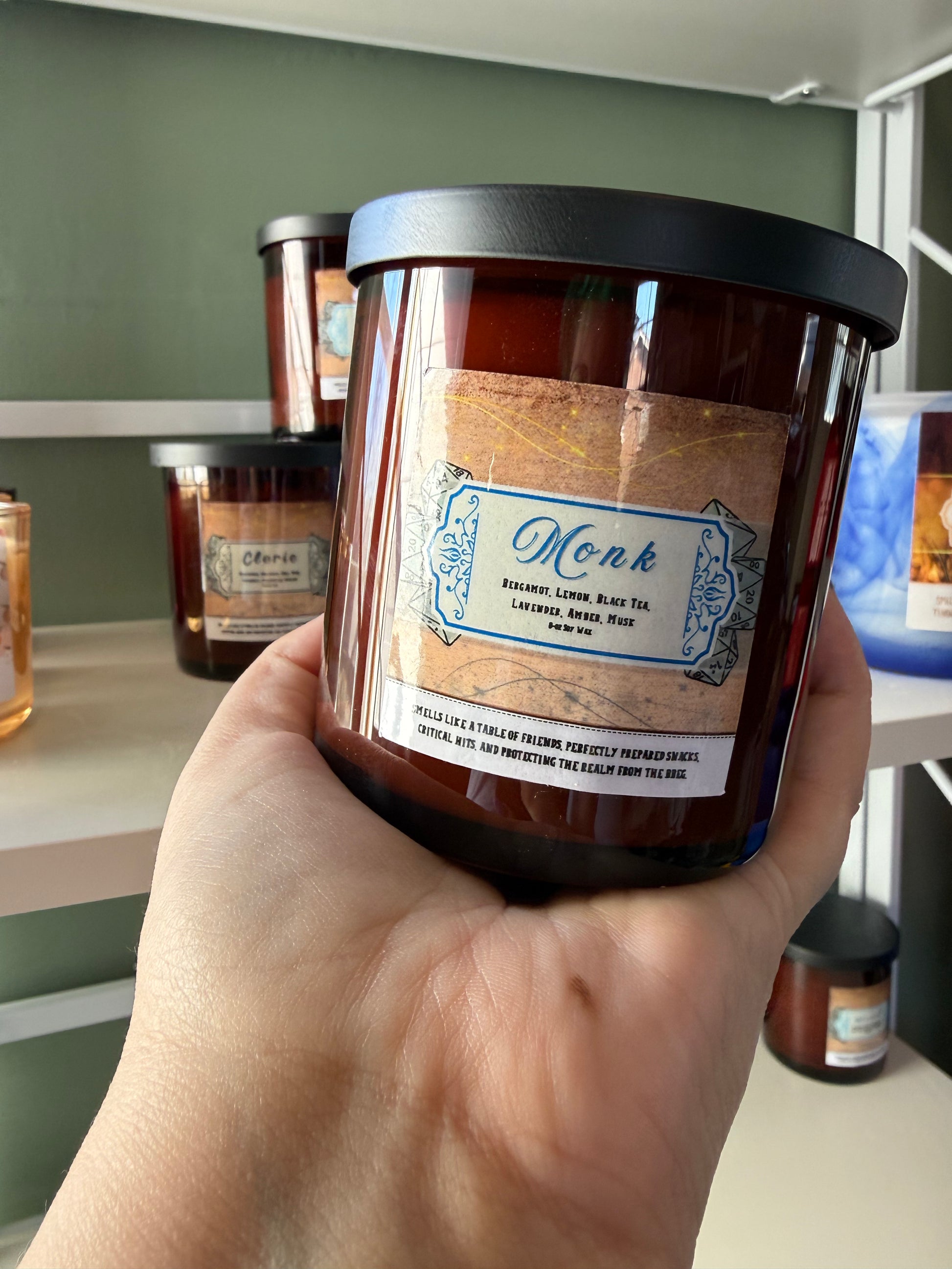 TTRPG 8oz Class Candles