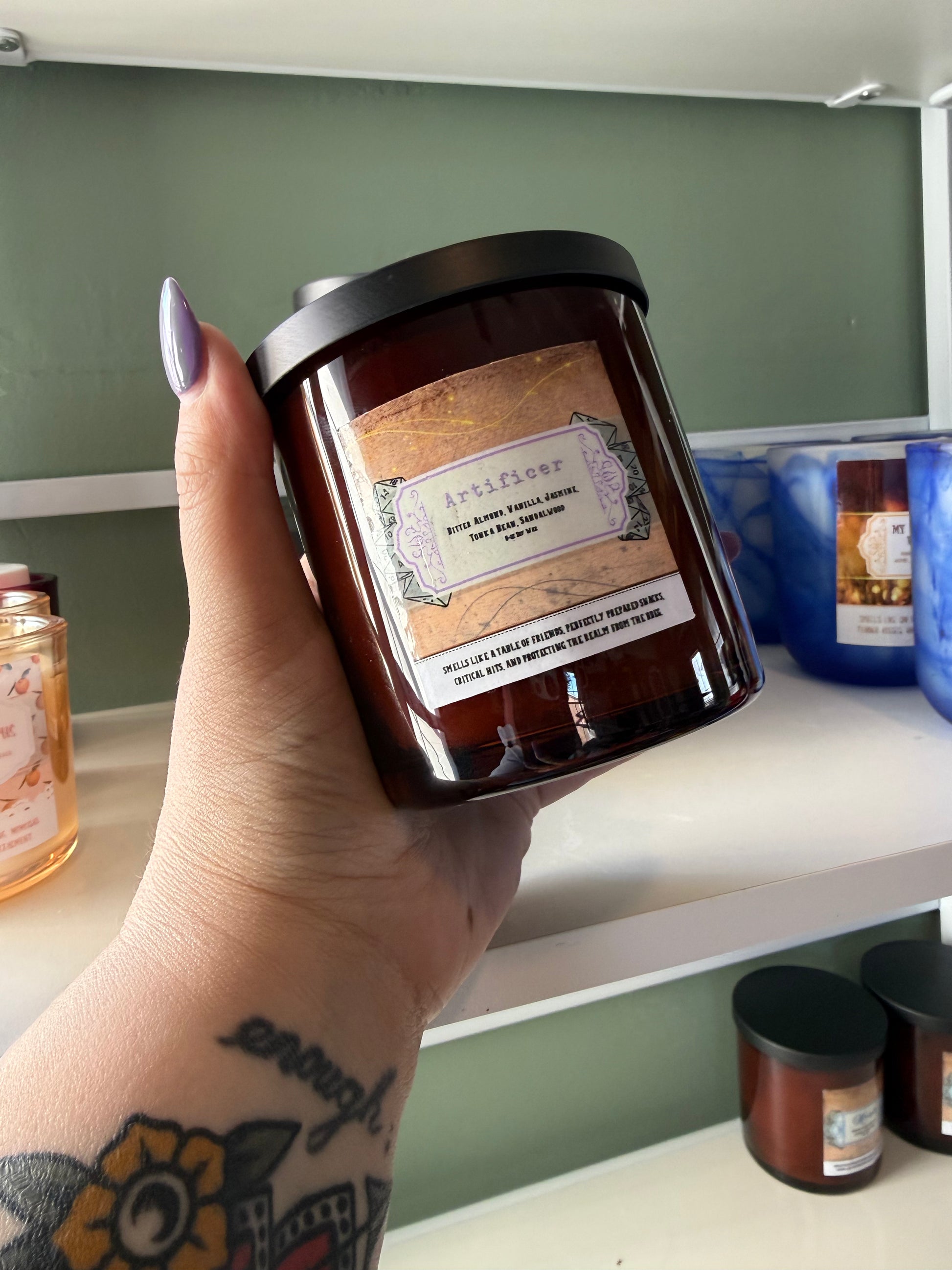 TTRPG 8oz Class Candles