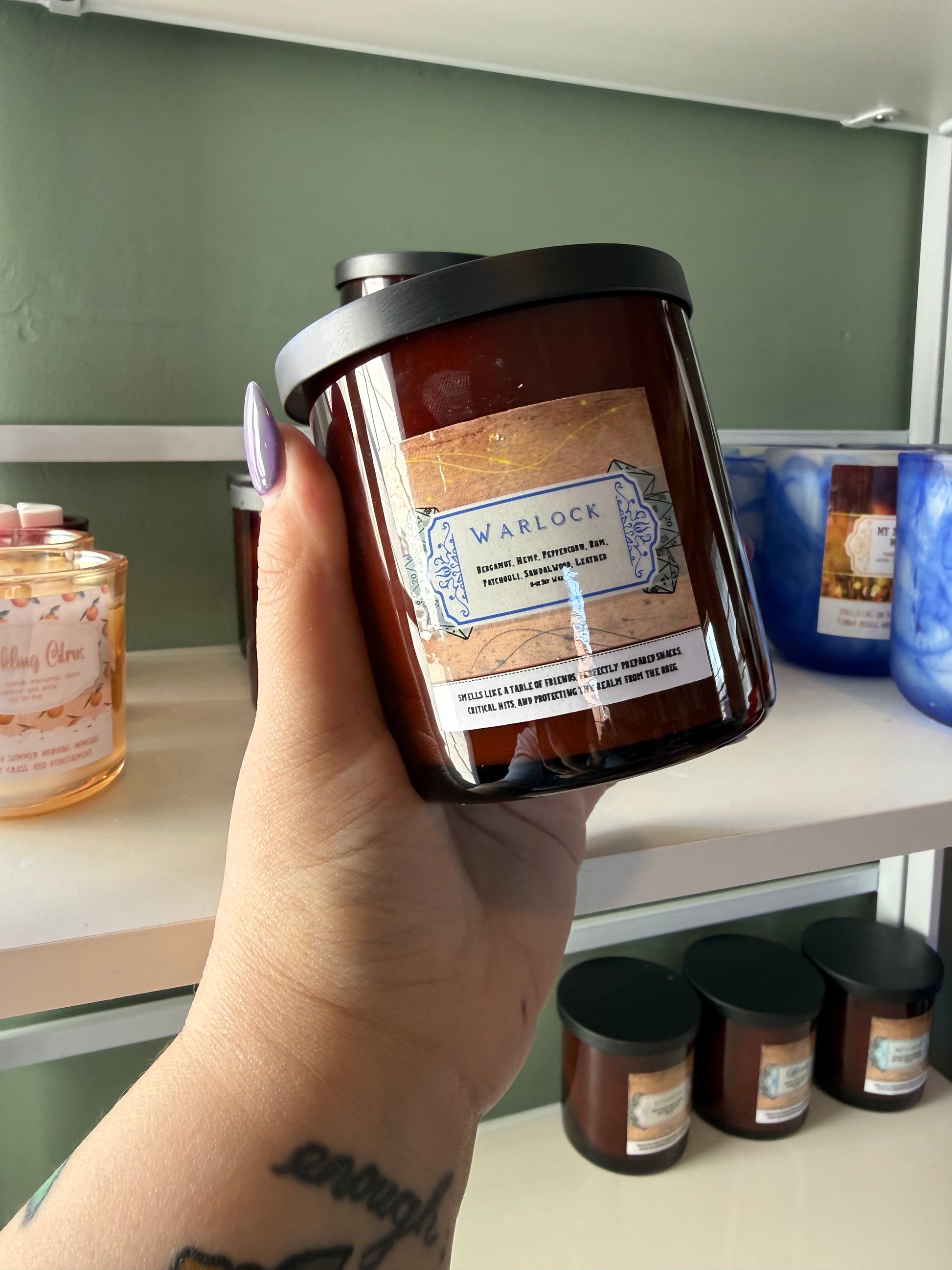 TTRPG 8oz Class Candles