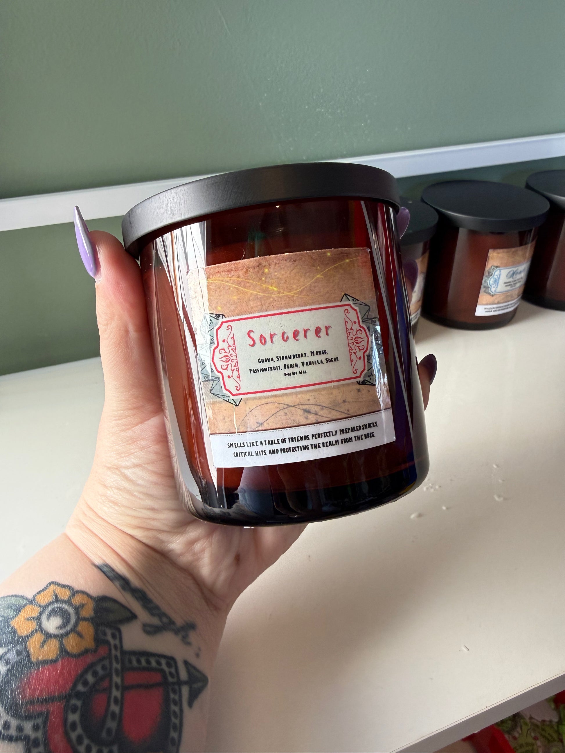TTRPG 8oz Class Candles