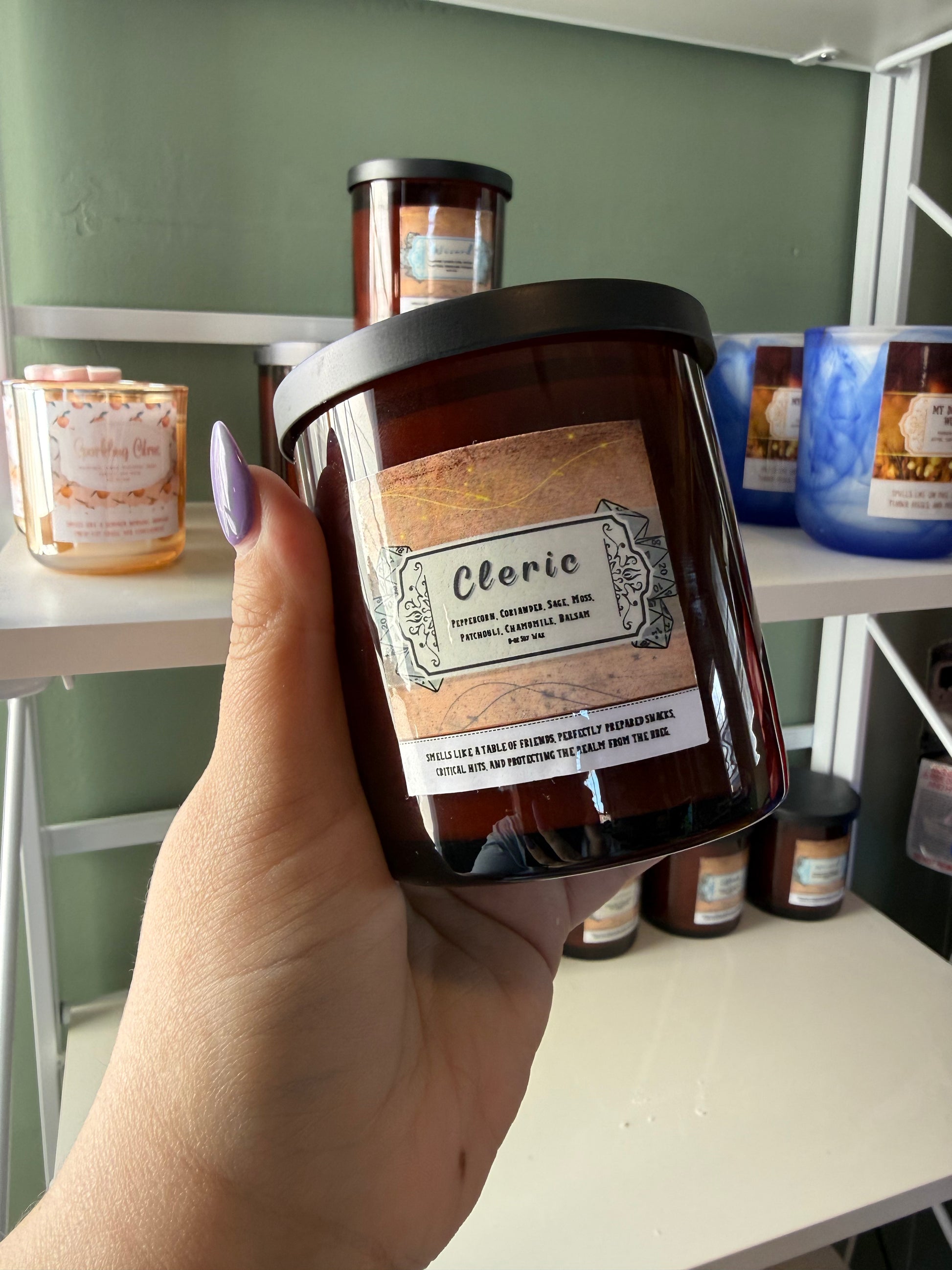 TTRPG 8oz Class Candles