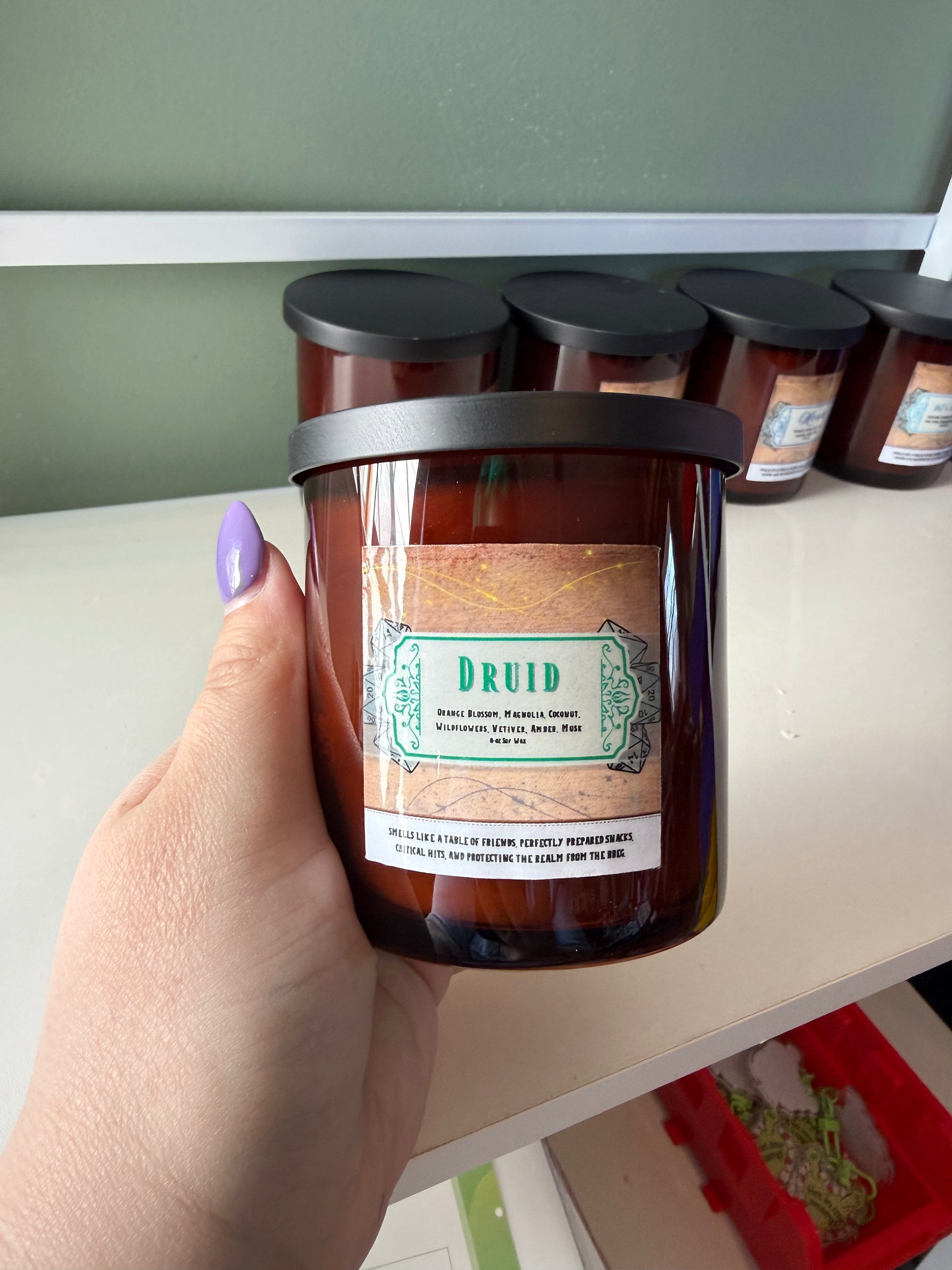 TTRPG 8oz Class Candles