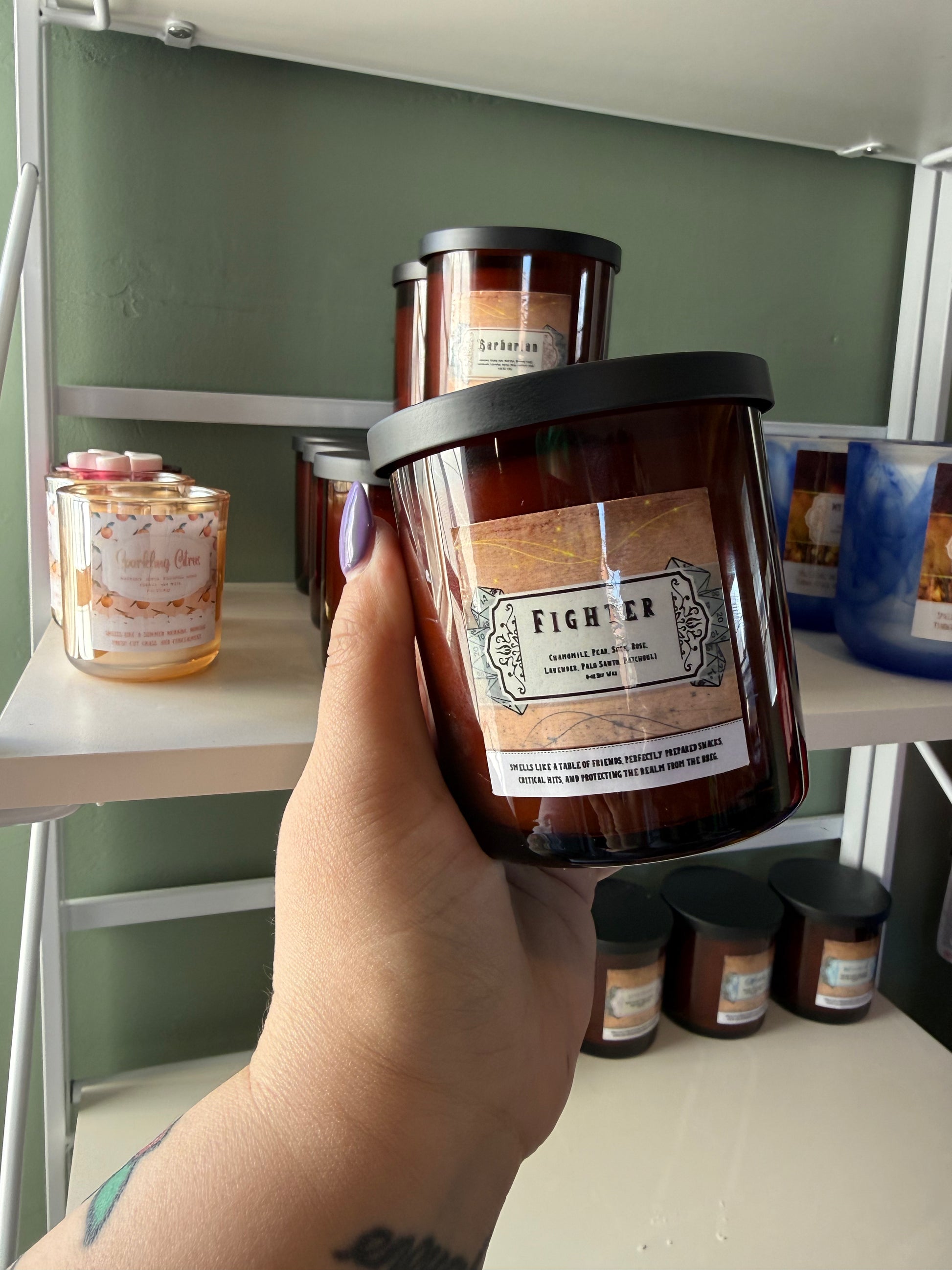 TTRPG 8oz Class Candles