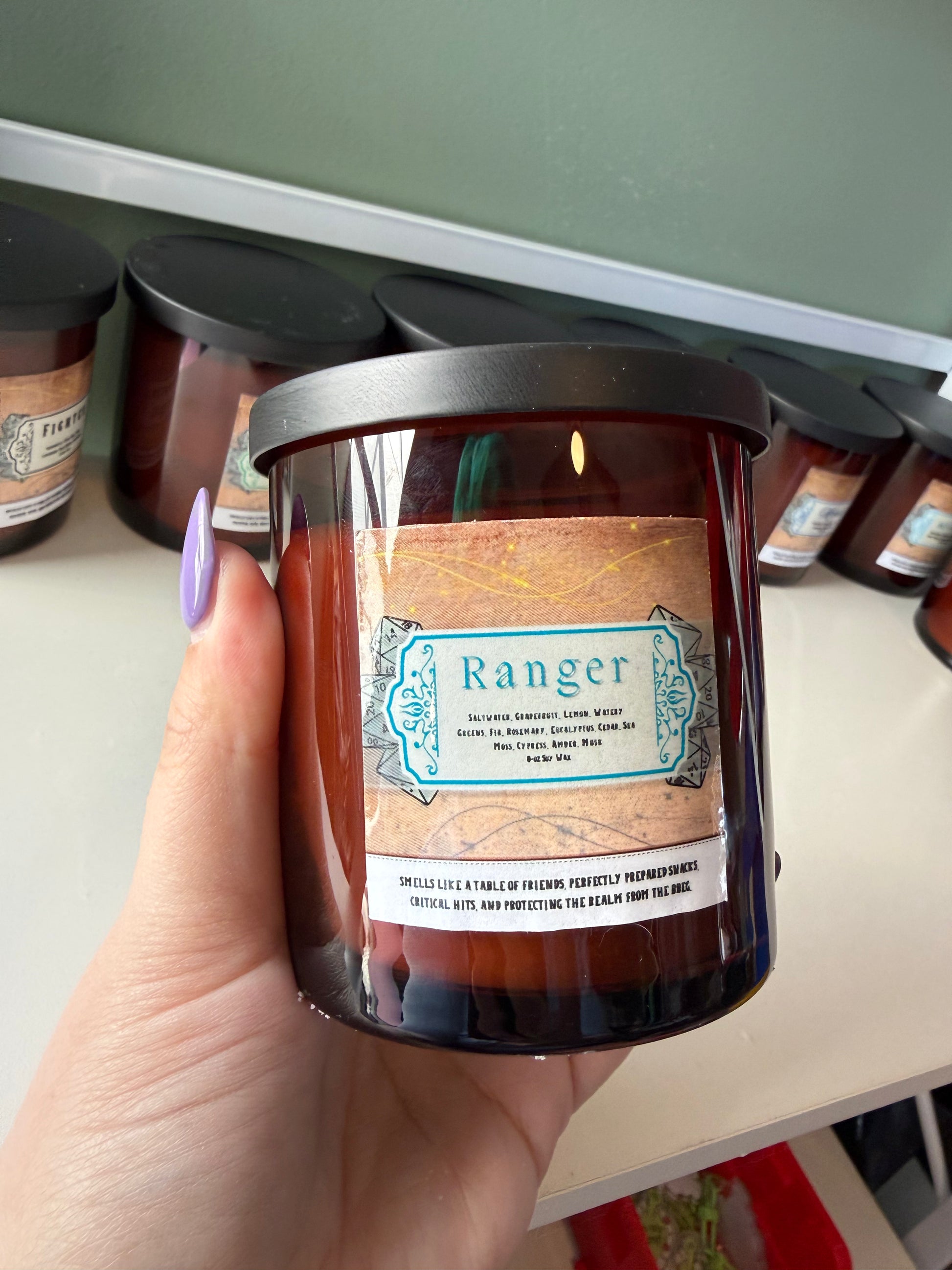 TTRPG 8oz Class Candles