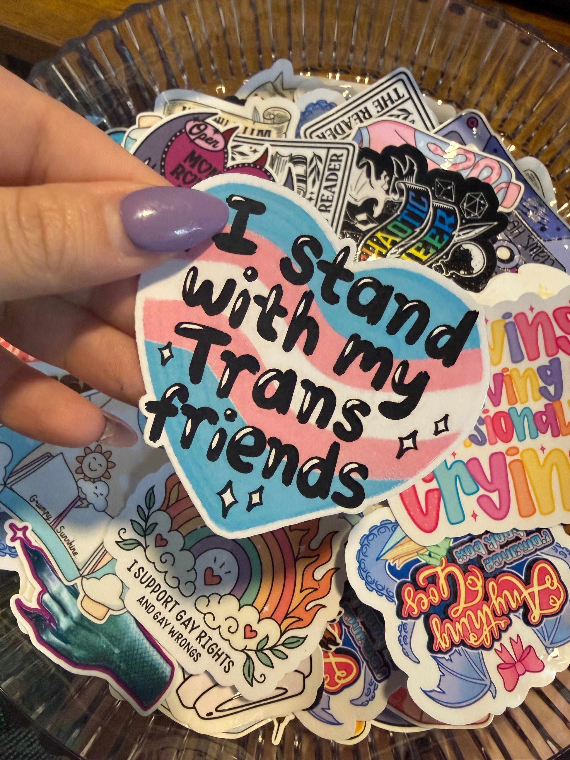 Trans Friends Sticker