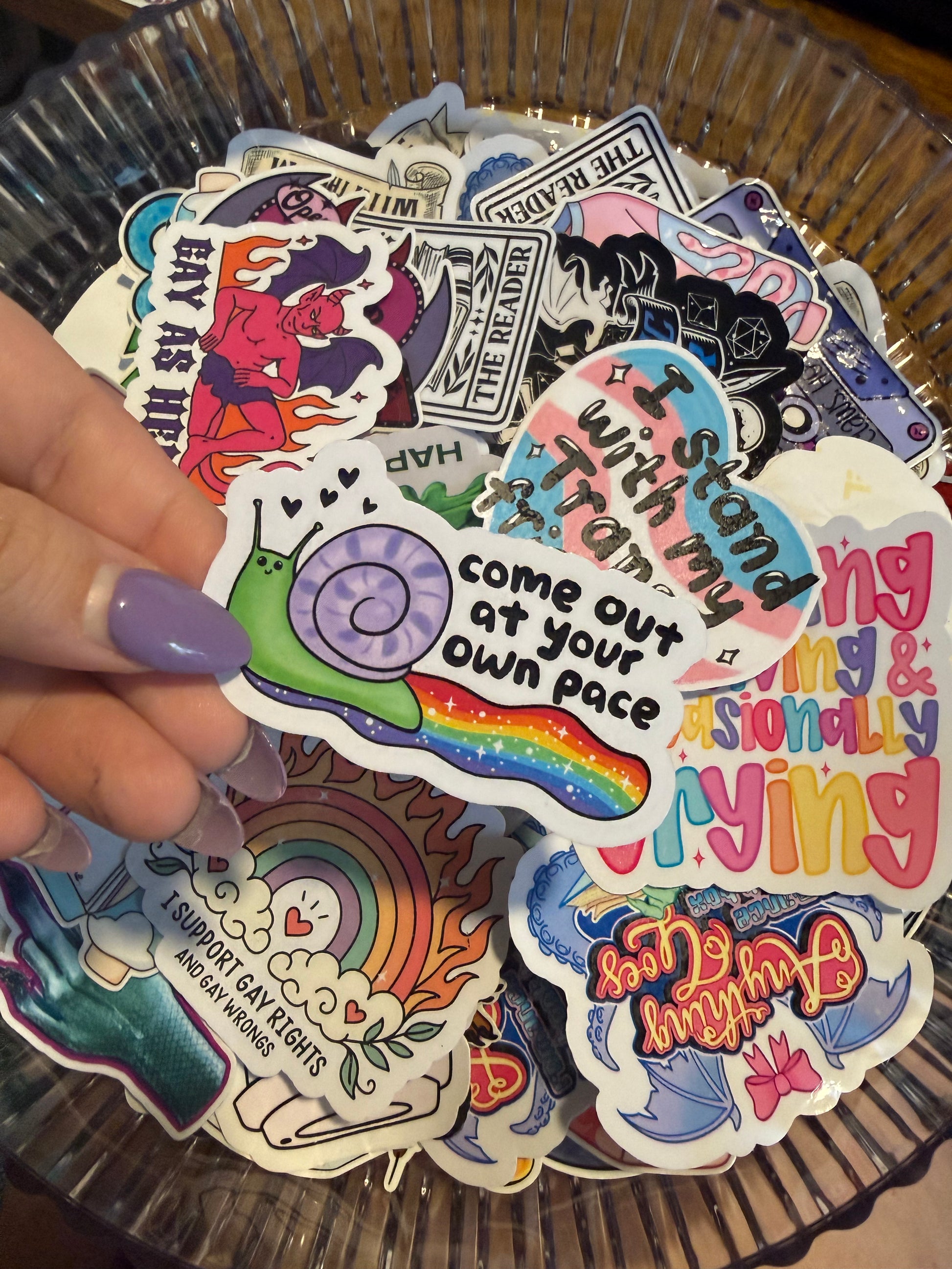 Come Out at Your Own Pace Sticker