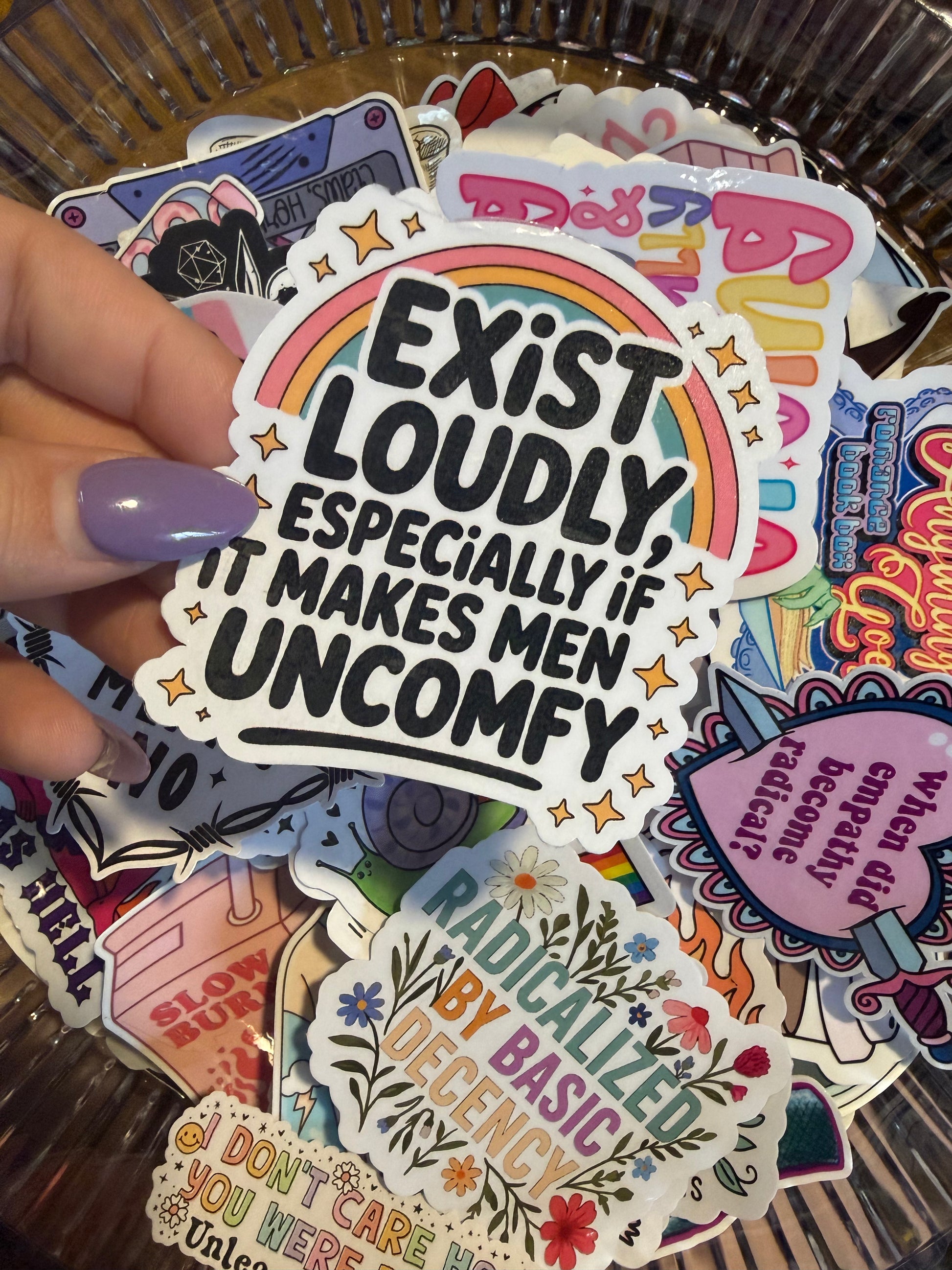 Make Men Uncomfy Sticker