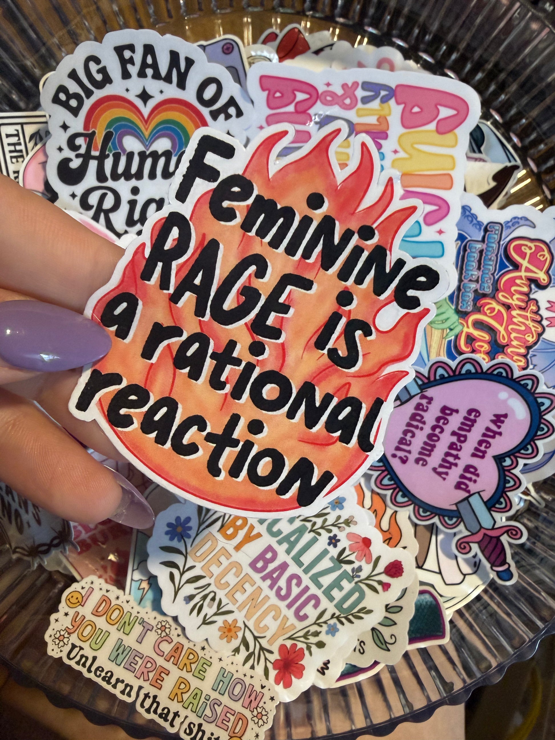 Feminine Rage Sticker
