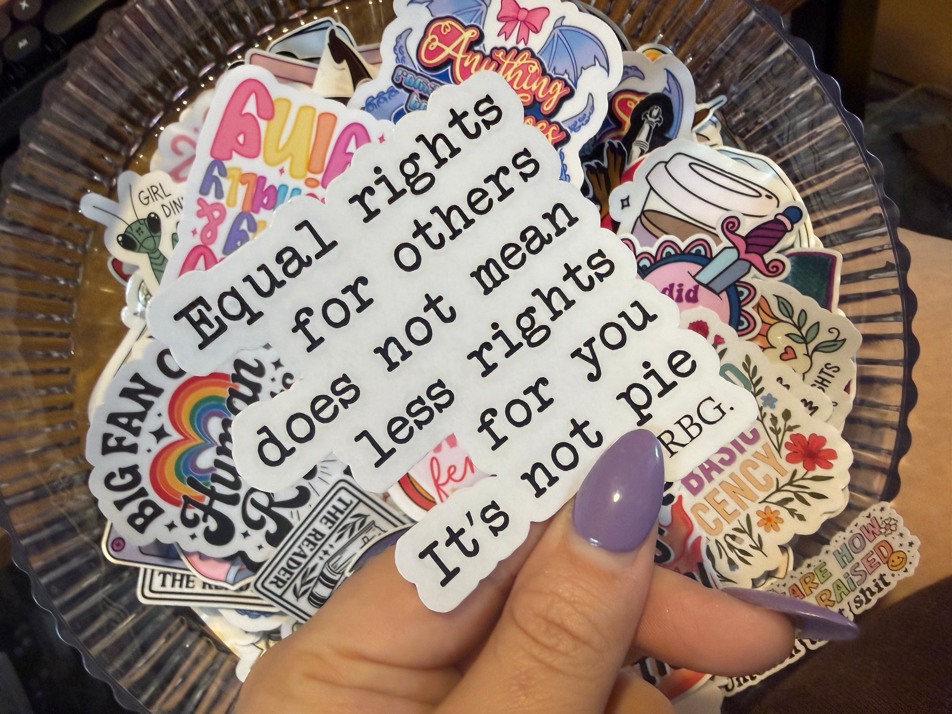 RBG Quote Sticker