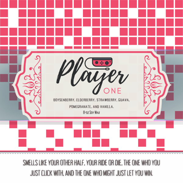 Player 1 & Player 2 8oz Candle Set