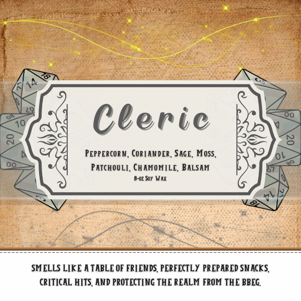 TTRPG 8oz Class Candles