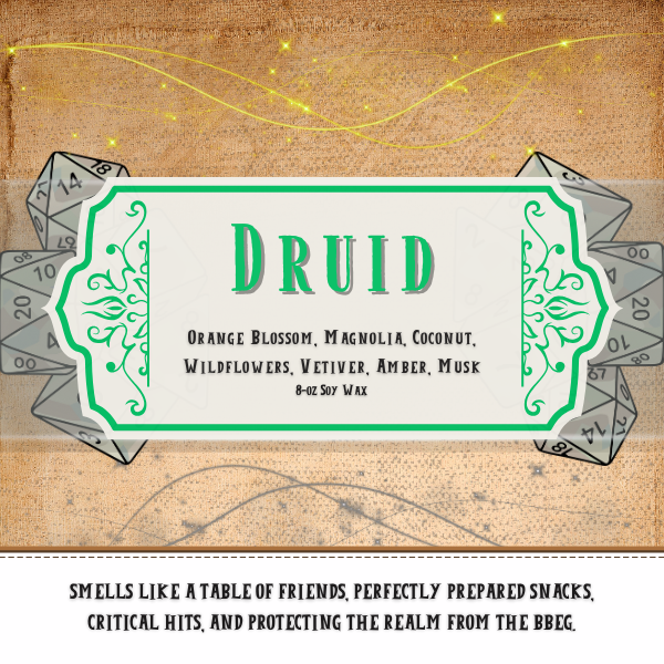 TTRPG 8oz Class Candles