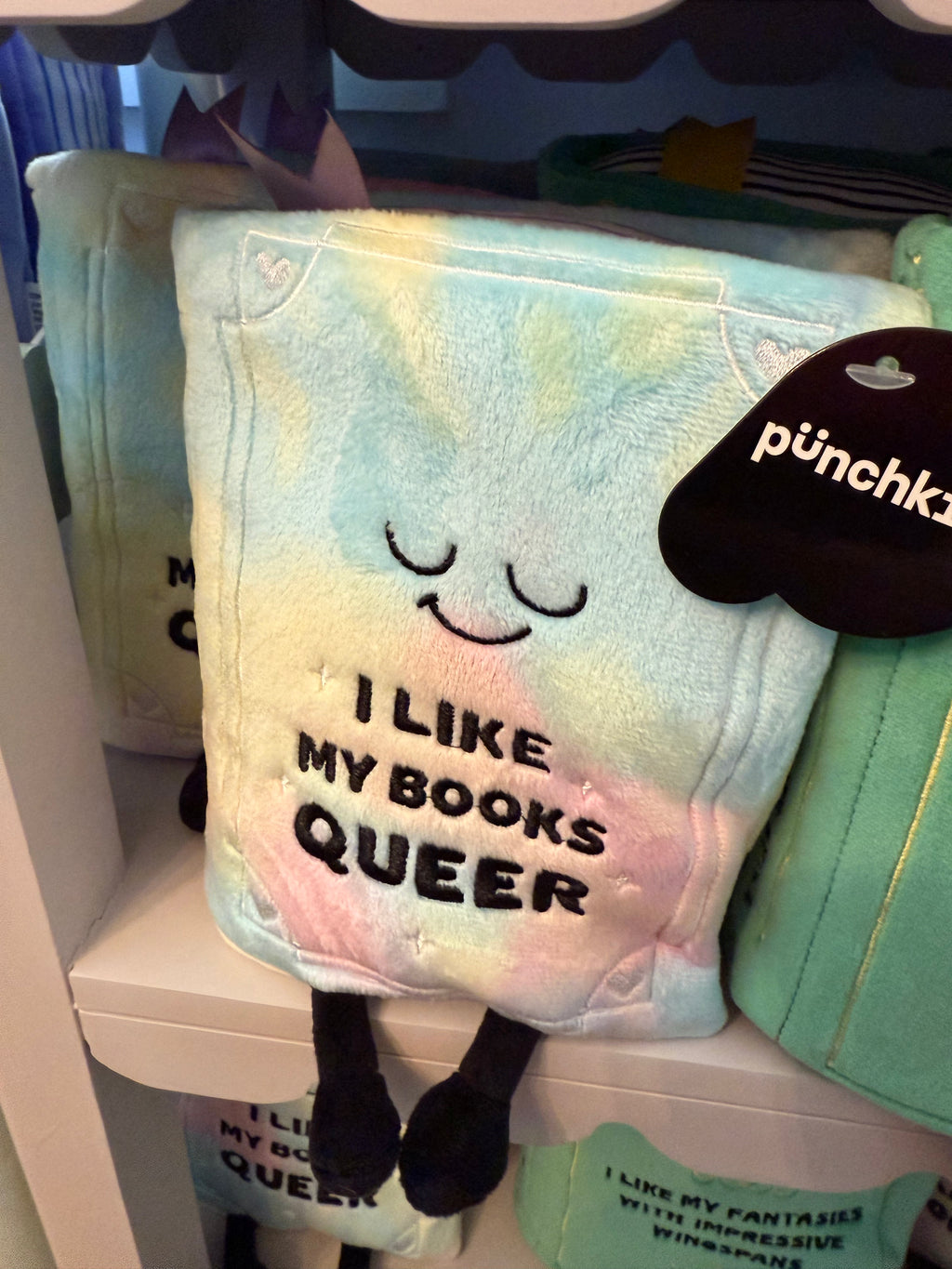 I Like My Books Queer PUNCHKINS Book Plush
