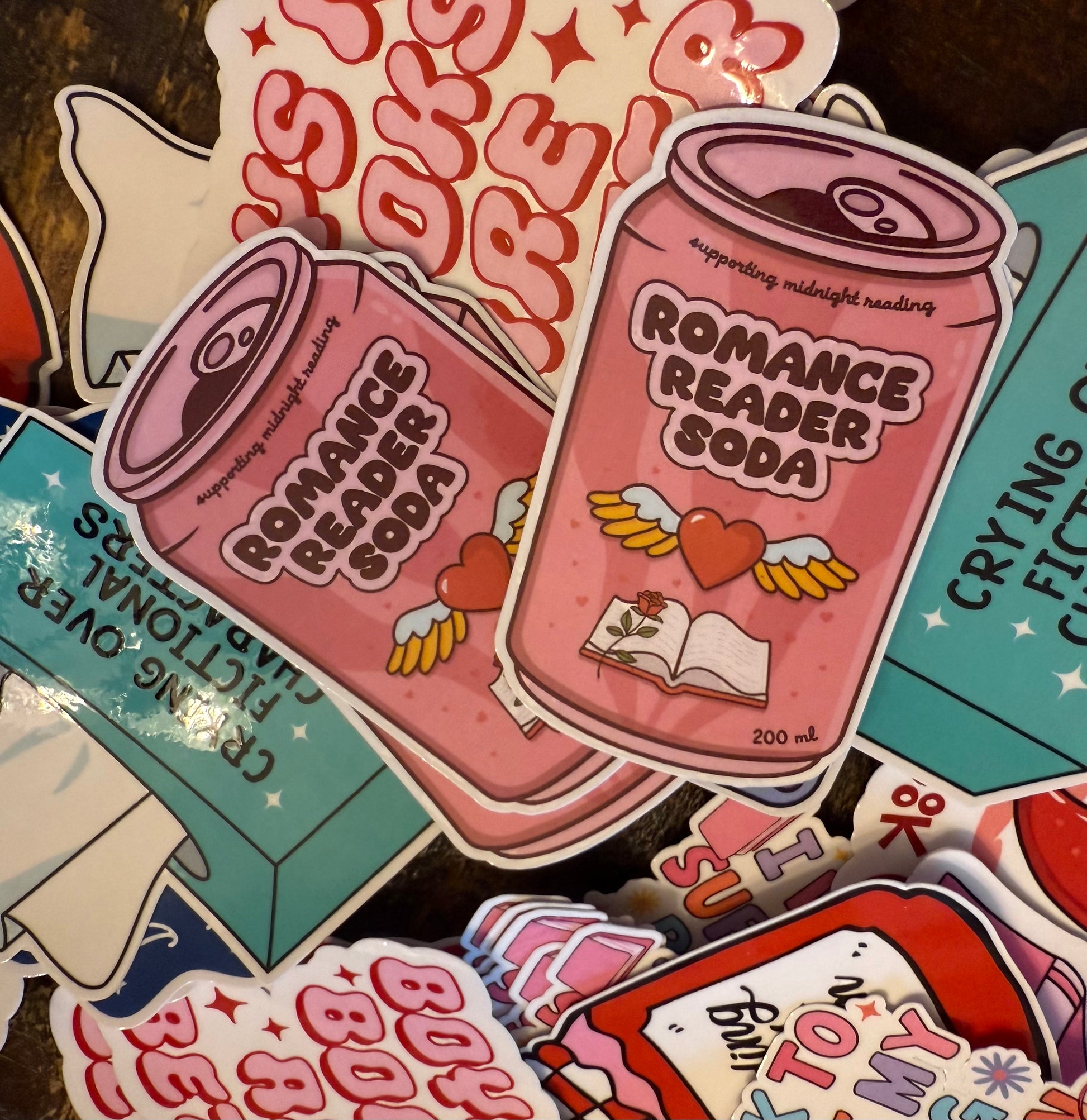 Reader Soda Sticker
