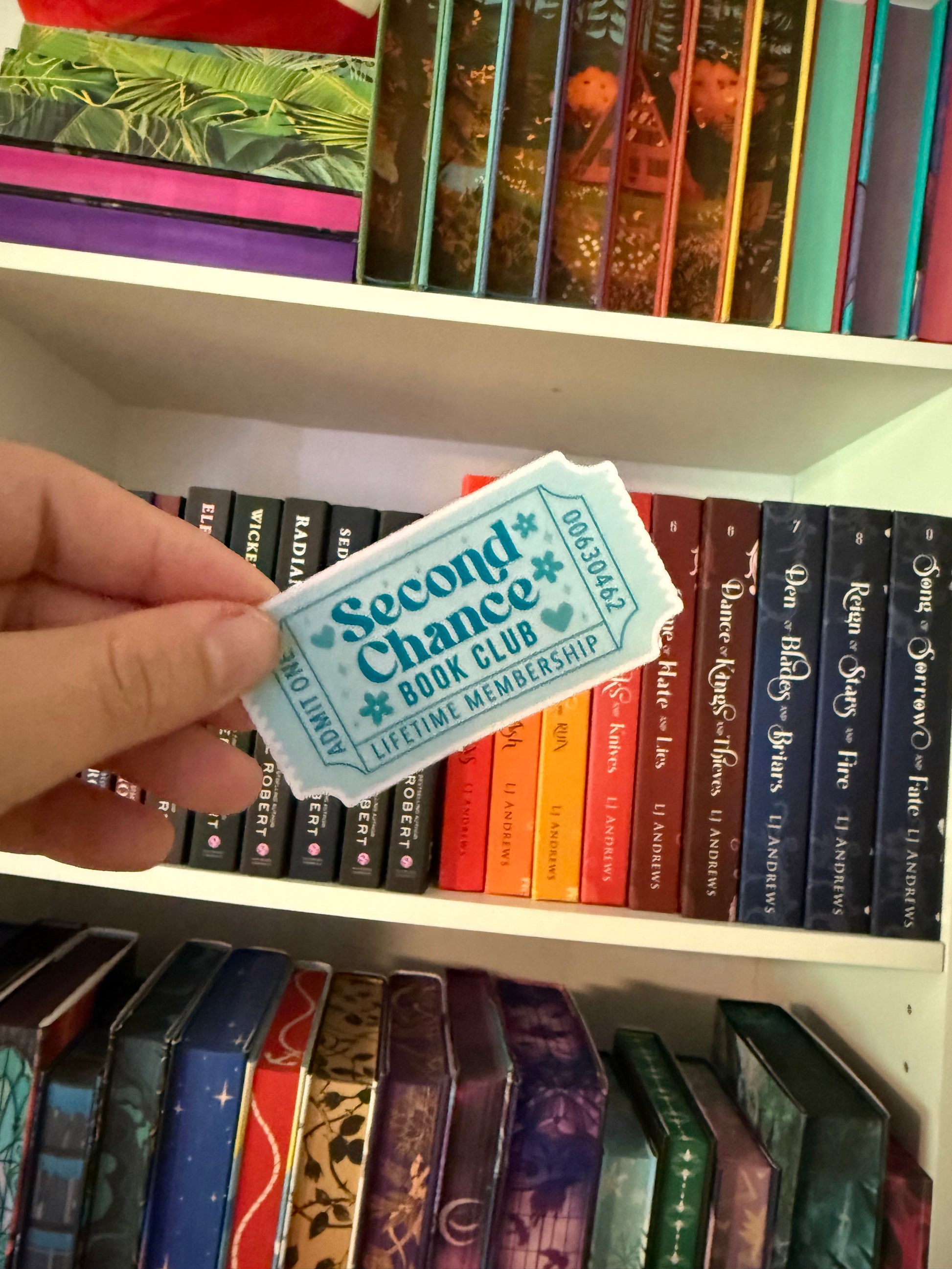 Second Chance Book Club Sticker